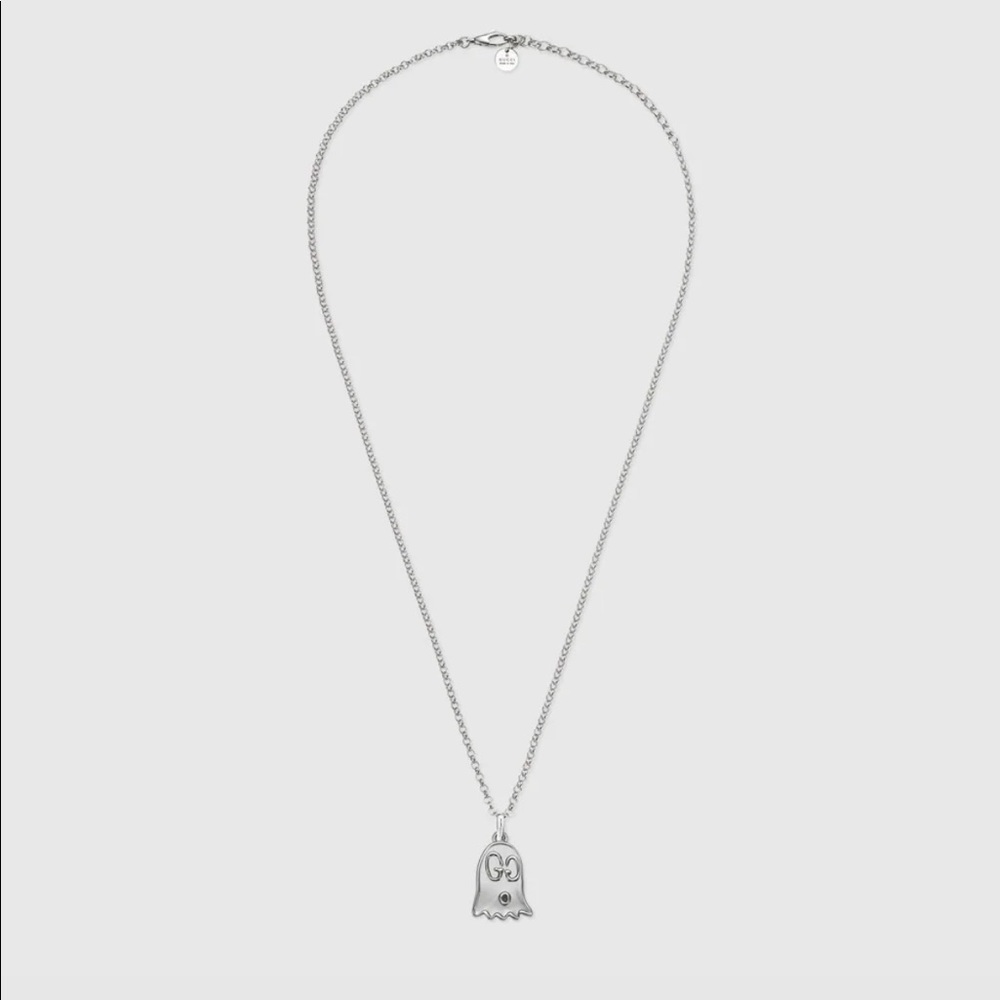Gucci Ghost Necklace in Silver
